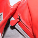 Bottega Veneta INTRECCIATO Chain Shoulder Bag Leather Red Auth mr2950A-19