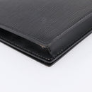 LOUIS VUITTON Epi Trapeze Clutch Bag Black M80165 LV Auth mr2951-16