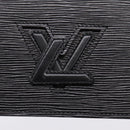 LOUIS VUITTON Epi Trapeze Clutch Bag Black M80165 LV Auth mr2951-17