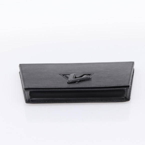 LOUIS VUITTON Epi Trapeze Clutch Bag Black M80165 LV Auth mr2951