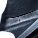 CELINE Macadam Canvas Hand Bag PVC Black Gold Tone Auth mr2952A-25
