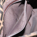FENDI Zucca Canvas Mamma Baguette Shoulder Bag Brown Silver Auth mr2954V-25