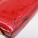 LOUIS VUITTON Monogram Vernis Pochette Cosmetic PM Red M90172 LV Auth mr2955V-7