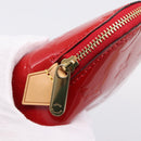 LOUIS VUITTON Monogram Vernis Pochette Cosmetic PM Red M90172 LV Auth mr2955V-9
