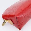 LOUIS VUITTON Monogram Vernis Pochette Cosmetic PM Red M90172 LV Auth mr2955V-14