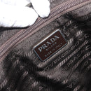 PRADA Backpack Nylon Khaki Silver Auth mr2957-22