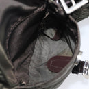 PRADA Backpack Nylon Khaki Silver Auth mr2957-27