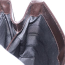 Salvatore Ferragamo Hand Bag Leather Brown Gold Tone Auth mr2958A-23