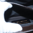Salvatore Ferragamo Hand Bag Leather Brown Gold Tone Auth mr2958A-25