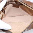 GUCCI GG Supreme Shoulder Bag PVC Beige Gold Tone 645454 Auth mr2966V-10