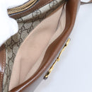 GUCCI GG Supreme Shoulder Bag PVC Beige Gold Tone 645454 Auth mr2966V-25