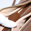 GUCCI GG Supreme Shoulder Bag PVC Beige Gold Tone 645454 Auth mr2966V-11