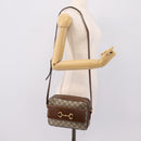 GUCCI GG Supreme Shoulder Bag PVC Beige Gold Tone 645454 Auth mr2966V-26
