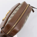 GUCCI GG Supreme Shoulder Bag PVC Beige Gold Tone 645454 Auth mr2966V-6