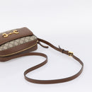 GUCCI GG Supreme Shoulder Bag PVC Beige Gold Tone 645454 Auth mr2966V-7