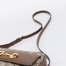 GUCCI GG Supreme Shoulder Bag PVC Beige Gold Tone 645454 Auth mr2966V-8