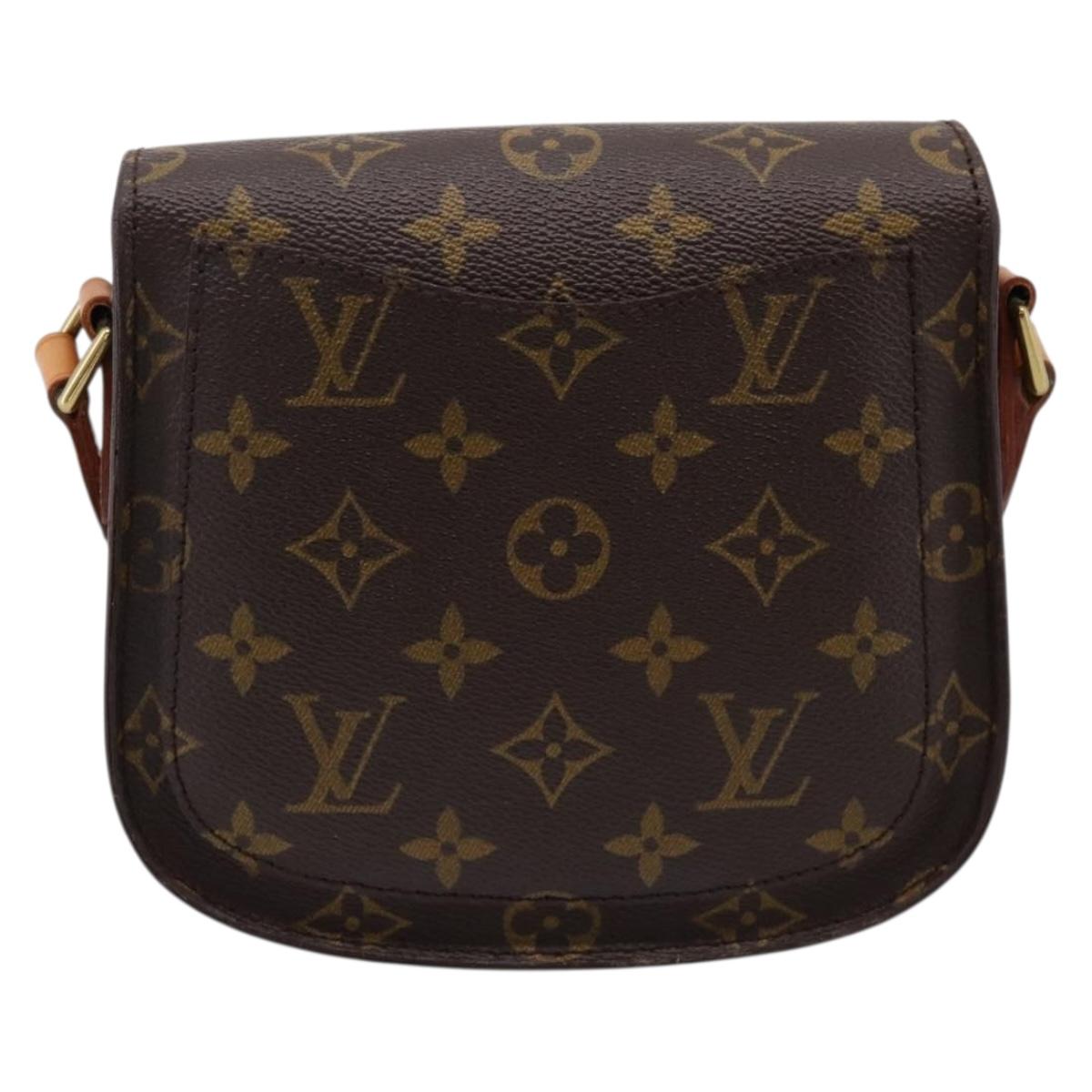 LOUIS VUITTON Monogram Saint Cloud PM Shoulder Bag M51244 LV Auth