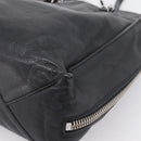 Balenciaga Mini Paper A4 Hand Bag Leather Black Silver 357330 Auth mr2968A-12