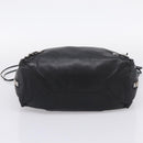 Balenciaga Mini Paper A4 Hand Bag Leather Black Silver 357330 Auth mr2968A-9