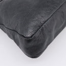 Balenciaga The Town Hand Bag Leather 2way Black 240579 Auth mr2969SAM-15