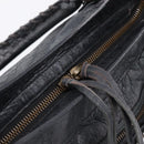 Balenciaga The Town Hand Bag Leather 2way Black 240579 Auth mr2969SAM-16