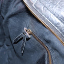 Balenciaga The Town Hand Bag Leather 2way Black 240579 Auth mr2969SAM-21