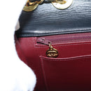 CHANEL Matelasse Big Matelasse 34 Shoulder Bag Lamb Skin Black CC Auth mr2970SAV-18