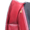 CHANEL Matelasse Big Matelasse 34 Shoulder Bag Lamb Skin Black CC Auth mr2970SAV-21