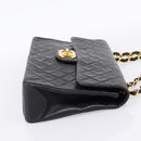 CHANEL Matelasse Big Matelasse 34 Shoulder Bag Lamb Skin Black CC Auth mr2970SAV-5