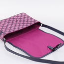 GUCCI GG Canvas Childrens Shoulder Bag Pink Silver Auth mr2971A-19