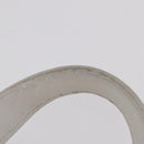 CHANEL Wild Stitch Hand Bag Leather White Gold Tone CC Auth mr2972-16