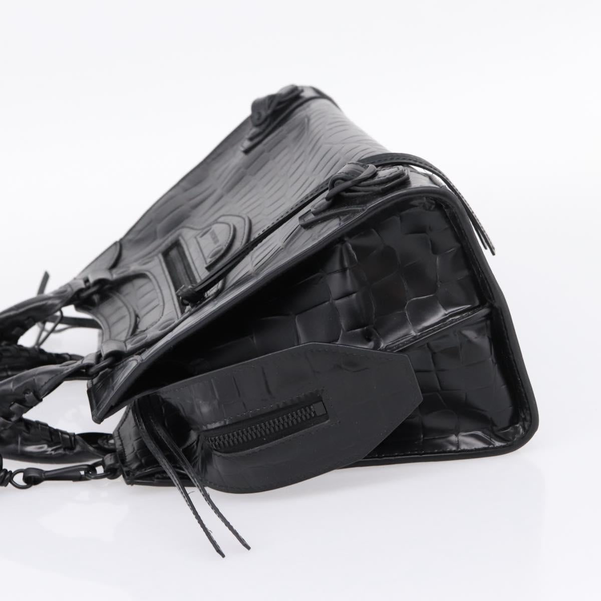 Balenciaga Neo Classic City Small Hand Bag 2way Black 638521 Auth