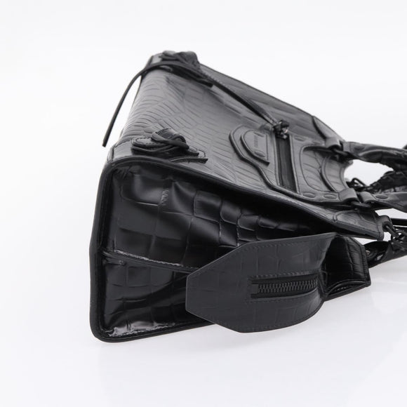 Balenciaga Neo Classic City Small Hand Bag 2way Black 638521 Auth mr2975V