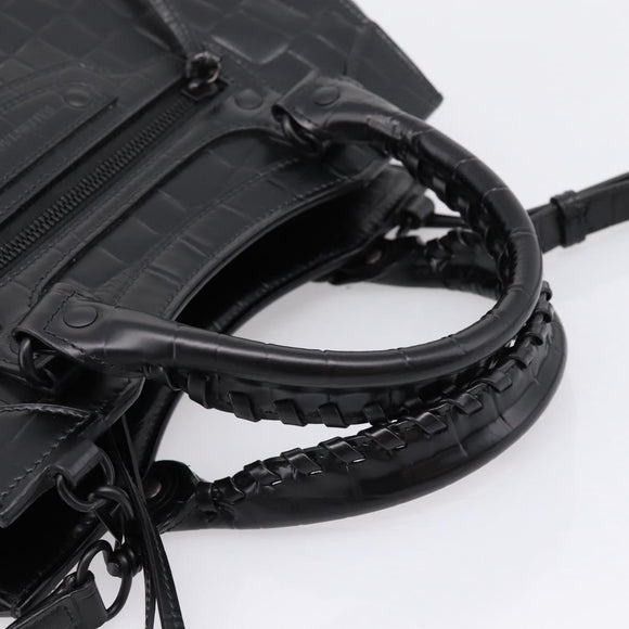 Balenciaga Neo Classic City Small Hand Bag 2way Black 638521 Auth mr2975V