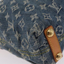 LOUIS VUITTON Monogram Denim Buggy PM Shoulder Bag Blue M95049 LV Auth mr2976V-17