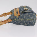 LOUIS VUITTON Monogram Denim Buggy PM Shoulder Bag Blue M95049 LV Auth mr2976V-4