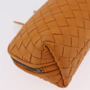 BOTTEGA VENETA INTRECCIATO Pouch Leather Orange Auth mr2980A-10