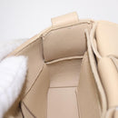 BOTTEGA VENETA MAXI INTRECCIATO Candy Cassette Bag Leather Beige Auth mr2981A-20