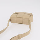 BOTTEGA VENETA MAXI INTRECCIATO Candy Cassette Bag Leather Beige Auth mr2981A-7