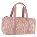 Christian Dior Trotter Hand Bag PVC Pink Silver Auth mr2982-1