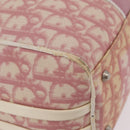 Christian Dior Trotter Hand Bag PVC Pink Silver Auth mr2982-13