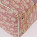 Christian Dior Trotter Hand Bag PVC Pink Silver Auth mr2982-15