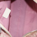 Christian Dior Trotter Hand Bag PVC Pink Silver Auth mr2982-22