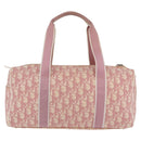 Christian Dior Trotter Hand Bag PVC Pink Silver Auth mr2982-4