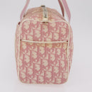 Christian Dior Trotter Hand Bag PVC Pink Silver Auth mr2982-5