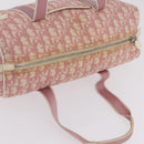 Christian Dior Trotter Hand Bag PVC Pink Silver Auth mr2982-9