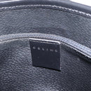 CELINE Macadam Canvas Tote Bag PVC Black Gold Tone Auth mr2983A-20