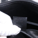 CELINE Macadam Canvas Tote Bag PVC Black Gold Tone Auth mr2983A-12