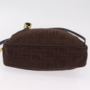 FENDI Zucca Canvas Hand Bag 2way Brown Gold Tone Auth mr2984A-6