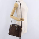 FENDI Zucca Canvas Hand Bag 2way Brown Gold Tone Auth mr2984A-28